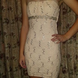 Baby pink dress